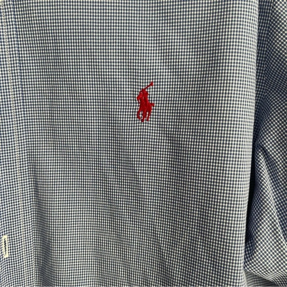 Ralph Lauren Classic Fit Men's Button Down Long Sleeve Shirt size 15 1/2 34/35 - Picture 8 of 8